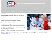 Tablet Screenshot of charityskills.org